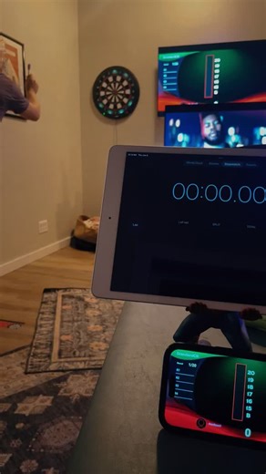 Full solo cricket game in less than 1 minute #granboard #dartschallenge #darts #fyp #cricket