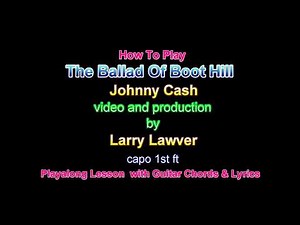 The Ballad Of Boot Hill, Johnny Cash