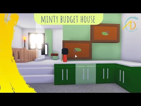 *400 BUCKS* BUDGET Minty Tiny House 🌿 Speed Build !!!! - Roblox Adopt Me