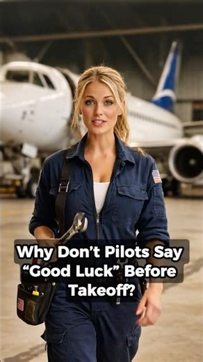 Why Pilots NEVER Say "Good Luck" ✈️🤫 #Aviation