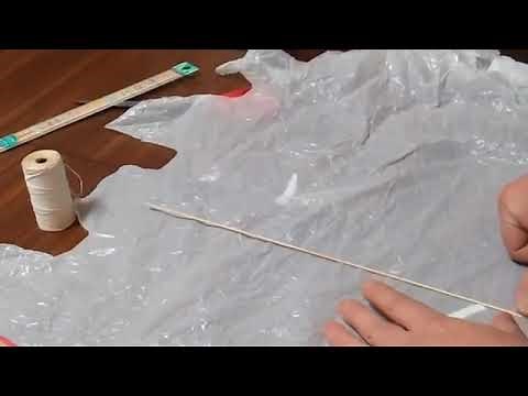 飛ばない凧にさらば 簡単、微風でも良く飛ぶビニール袋凧の作り方 Easy D.I.Y. a kite that flies well even in a breeze. Hand made kite