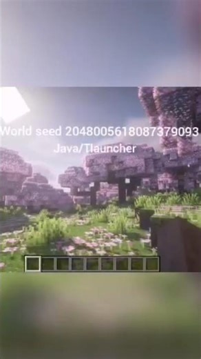 Minecraft shader #minecraft seed #minecraft java #minecraft tlauncher #minecraft cherry blossom
