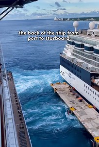 How does a cruise ship move?