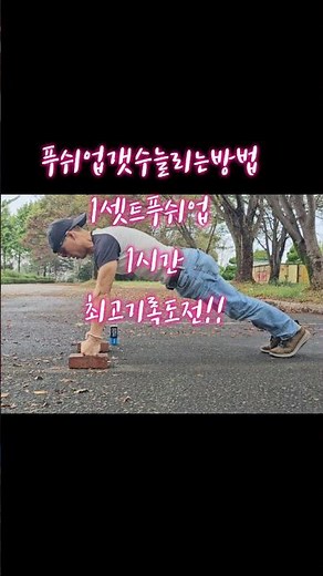 #푸쉬업갯수늘리는방법 #정권단련 #정권팔굽혀펴기 #1set Push-ups #1시간팔굽혀펴기최고기록도전 #푸쉬업 #맨몸운동 #상체운동 #점심루틴