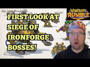 First Look at the New Siege of Ironforge Bosses! Warcraft Rumble