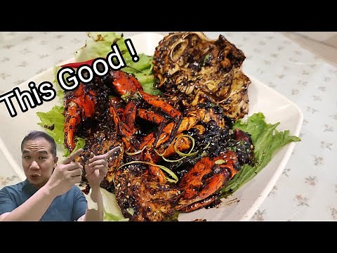 Singapore Black Pepper Crab 🦀 a MUST TRY Singapore Dish! (Step-By-Step Recipe Preparation!)