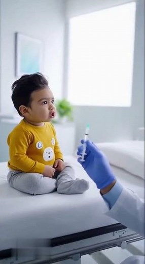 Funniest Baby Reaction to Injection 😂💉 | Cute AI Baby Comedy #shorts