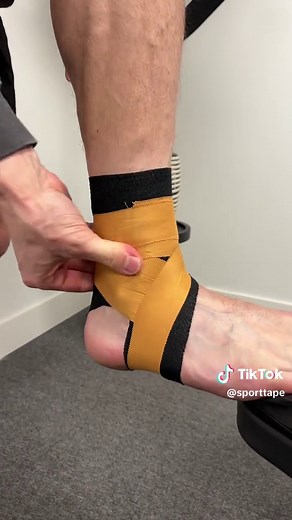 How to Tape for Anterior Ankle Impingement Relief