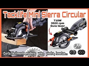 HOW TO USE A MINI CIRCULAR SAW (TACKLIFE)