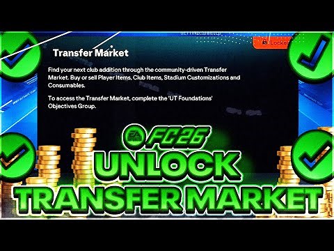 EA FC 26 HOW TO UNLOCK THE TRANSFER MARKET (ACCESS THE ULTIMATE TEAM TRANSFER MARKET ON WEB APP)
