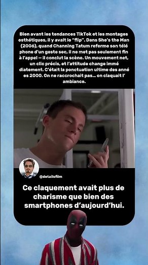 Le Geste Légendaire de Channing Tatum avec son Téléphone 💯 | She's the Man (2006)