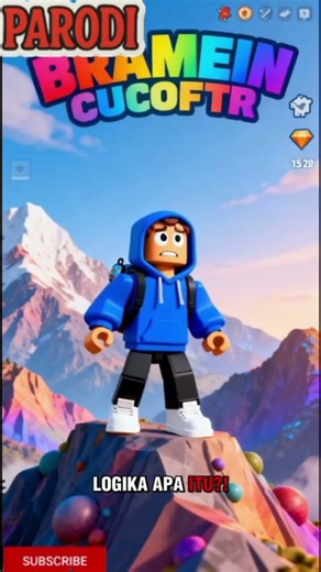 parodi roblox ,PANIK !!! dinpuncak gunung