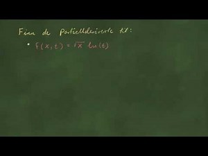 Partiell derivasjon - eks 1