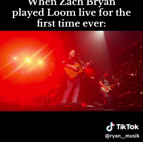 Zach Bryan's First Live Performance of 'Loom'