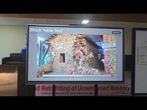 Shock Table Test of a URM Building