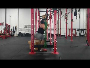 SSB Banded Box Squat