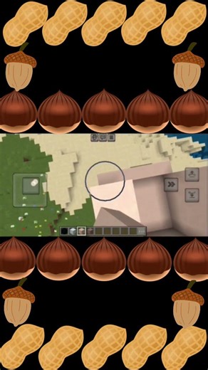 Cara membuat patung pea-nut dari pvz 2 di Minecraft || SANGAT SIMPEL & PRAKTIS BANGET🥜😉👍!!!