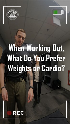 Physical wellness is an important aspect of being a police officer, and there are many ways #FargoPD officers keep in shape. This week we ask the question when you work out, do you prefer weights or cardio? Tell us where you stand on the debate in the comments! 🏋️ vs. 🏃 | Fargo Police Department