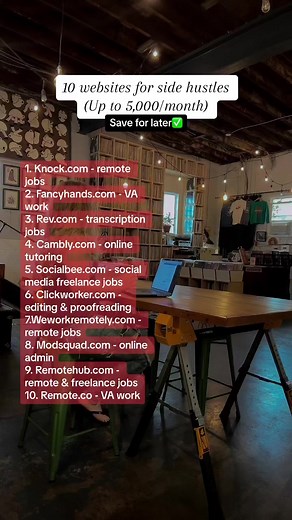 1.9K views · 28 reactions | 10 websites for side hustles! The highest paying remote hustle is high ticket affiliated marketing. This is what I personally do and how I make over 10k a month. If you would like to have more info on this please send me a private message and I’ll explain! #makemoneyonlinenow #affiliatemarketing #RemoteWork #sidehustle | Jordan Murphy | Facebook