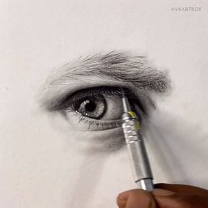 44K views · 3.4K reactions | Beautiful Eye Drawing Tips ✍️ You should try This | Vkartbox | Facebook