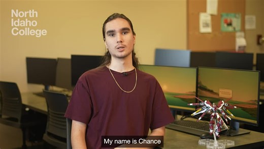 Chance is a Mechanical Design Engineering Technology student at NIC. He's almost finished with this degree and says the skills he learnt in this program have directly transferred to real-life and will help him in his career. Do you enjoy computers, programming, problem solving but want to work in a hands-on role? Check out the MDET program and all the other CTE offerings at nic.edu/cte. | North Idaho College