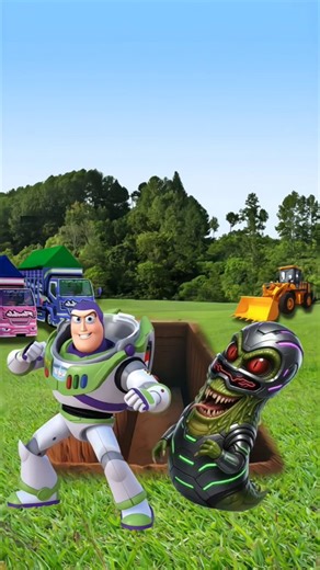 Toy Story menghajar Alien cacing jahat, orang kaya mati orang miskin mati #shorts