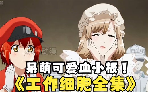一口气看到爽的动漫，《工作细胞全集》，呆萌可爱血小板