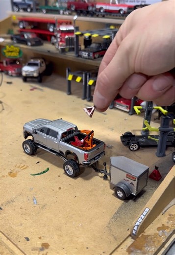 Time has come 👋🏽 Amazing what this structure has done and the fascination with it but all good things 🔚 We need more room. I’ll keep the OG as a trophy 🏆 Oh and those lifts were hauled legitimately, I’ve seen @WayneDick do it this way 😅 #shop #garage #diecast #customtrucks #next #woodworking