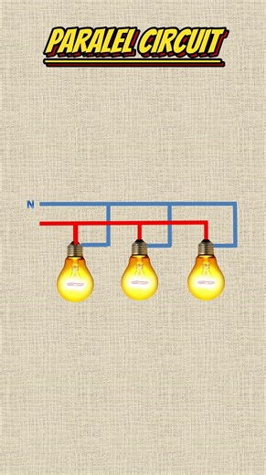Series vs Parallel vs Mixed Circuits | One Bulb Fails… What Happens? #Shorts #battery #electronics