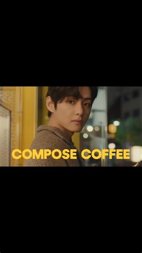 handsome taehyung for compose coffee 🥺❤️‍🔥#v #thv #yts #yt_shorts
