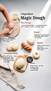 2 ingredient magic dough #magic | Little DIY