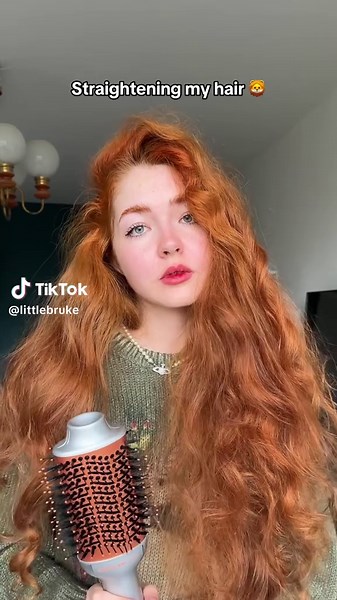 Effortless Hair Straightening with Hot Air Brush