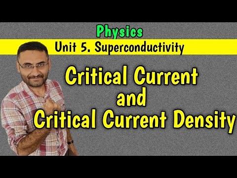 Critical Current & Critical Current Density (Superconductivity) PHYSICS | BE Btech 1st year
