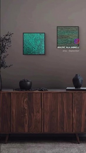 Filigrane — Œuvre abstraite au pastel inspirée du textile de l'artiste Atelier Cléophée