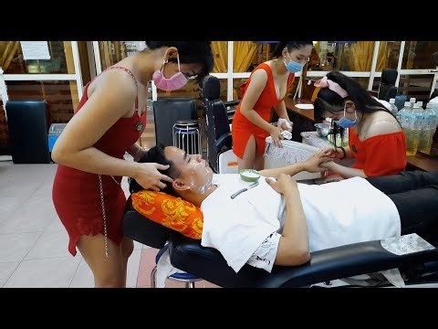 Vietnam Street Massage Face Shave Ears Cleaing 7 USD Relaxing in Ho Chi Minh