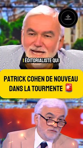 PATRICK COHEN DE NOUVEAU DANS LA TOURMENTE 🚨 Nouveau rebondissement dans l’affaire Patrick Cohen : après les révélations de Pascal Praud, le journaliste se retrouve à nouveau dans la sauce pour ses échanges particulièrement tendus dans les couloirs de France Inter. #PatrickCohen #FranceInter #PascalPraud | Le code de l’argent