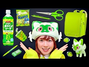 【寸劇】きみどり色を集めてハッピーになりたい！黄緑のお菓子を探そう♪ 24時間1色生活チャレンジ【色縛り】