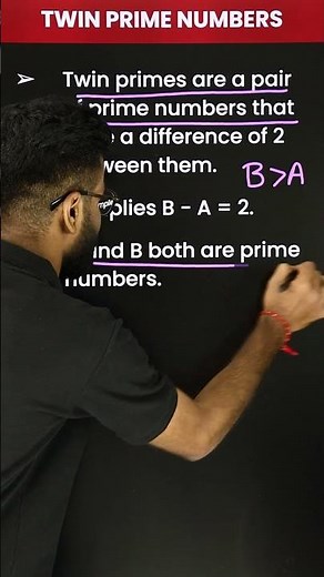 Pairs in Primes♊: Exploring The Concept Of Twin Prime Numbers🔢 #mathantics #mathtricks