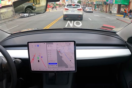 Watch Tesla's Full Self-Driving Navigate from SF to LA with (Almost) No Help