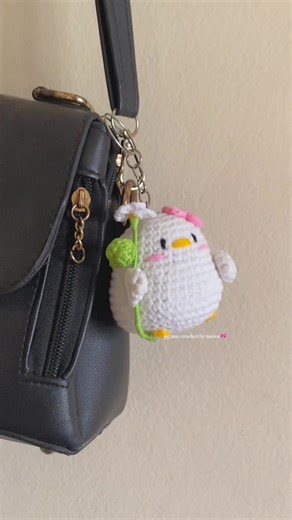 Crochet Duck Keychain Tutorial