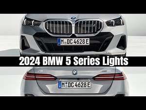 2024 BMW 5 Series G60 Matrix LED Head Lights and New Tail Lights
