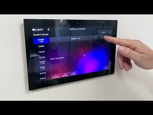 How to Set a Lighting Schedule on Elan