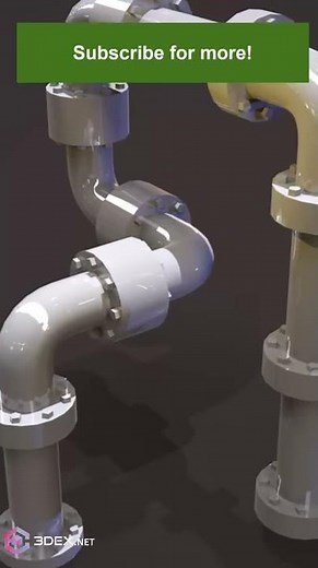 How to make modular pipes in Maya #shorts