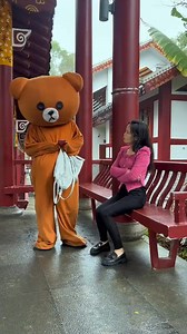 7.4K views · 254 reactions | Bear prank with girls || #prank | Naughty Bear | Facebook