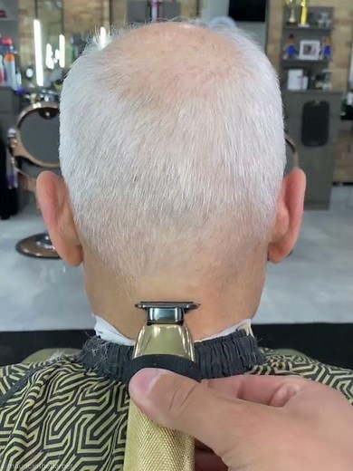 Old man Haircut