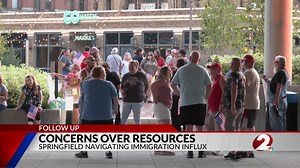 Springfield residents protest at city hall over concerns about resources