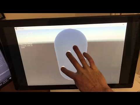 Orbit and Zoom Camera with Fingers - Touch Gesture for Unity