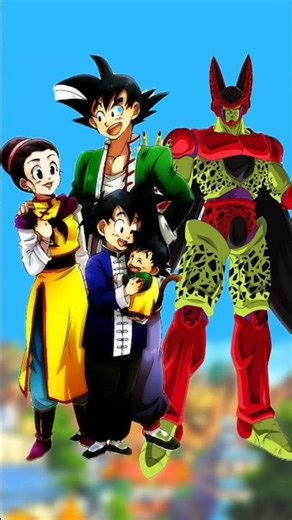 Goku Family vs Cell Max 💀 #Shorts