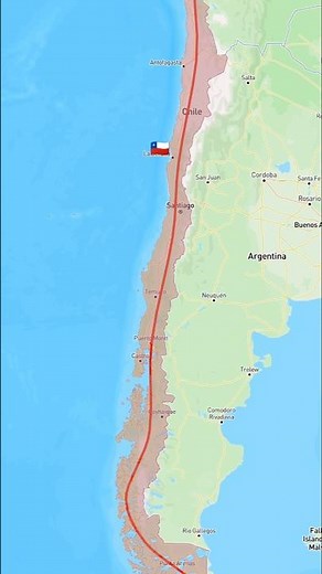 map of Chile.
