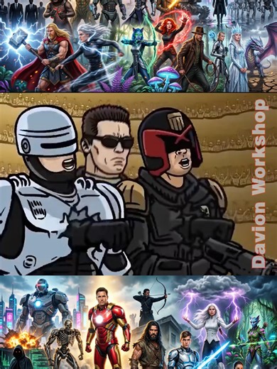 Este crossover era imposible… hasta ahora. #parati #fyp #fypperu #viralperu #tiktokperu #scifi #fantasy #crossover #universo #edit #multiverso #storyverse #marvel #dccomics